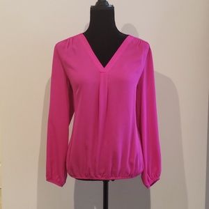 Chaus NY fuschia blouse